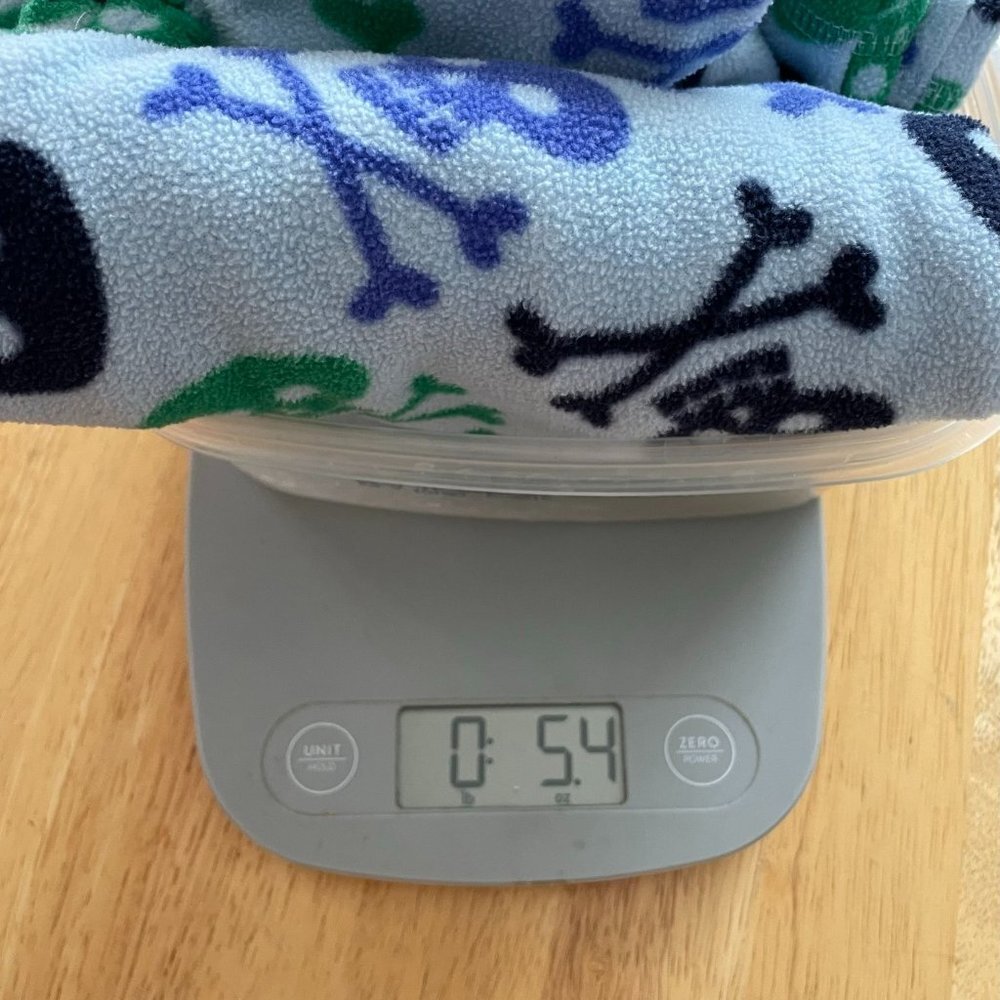 Hanna Anderson Blue Skull Fleece Pullover size 5 - Picture 6 of 6